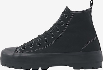 BRITISH KNIGHTS Korkeavartiset tennarit 'KAYA DSRT' värissä musta: etupuoli