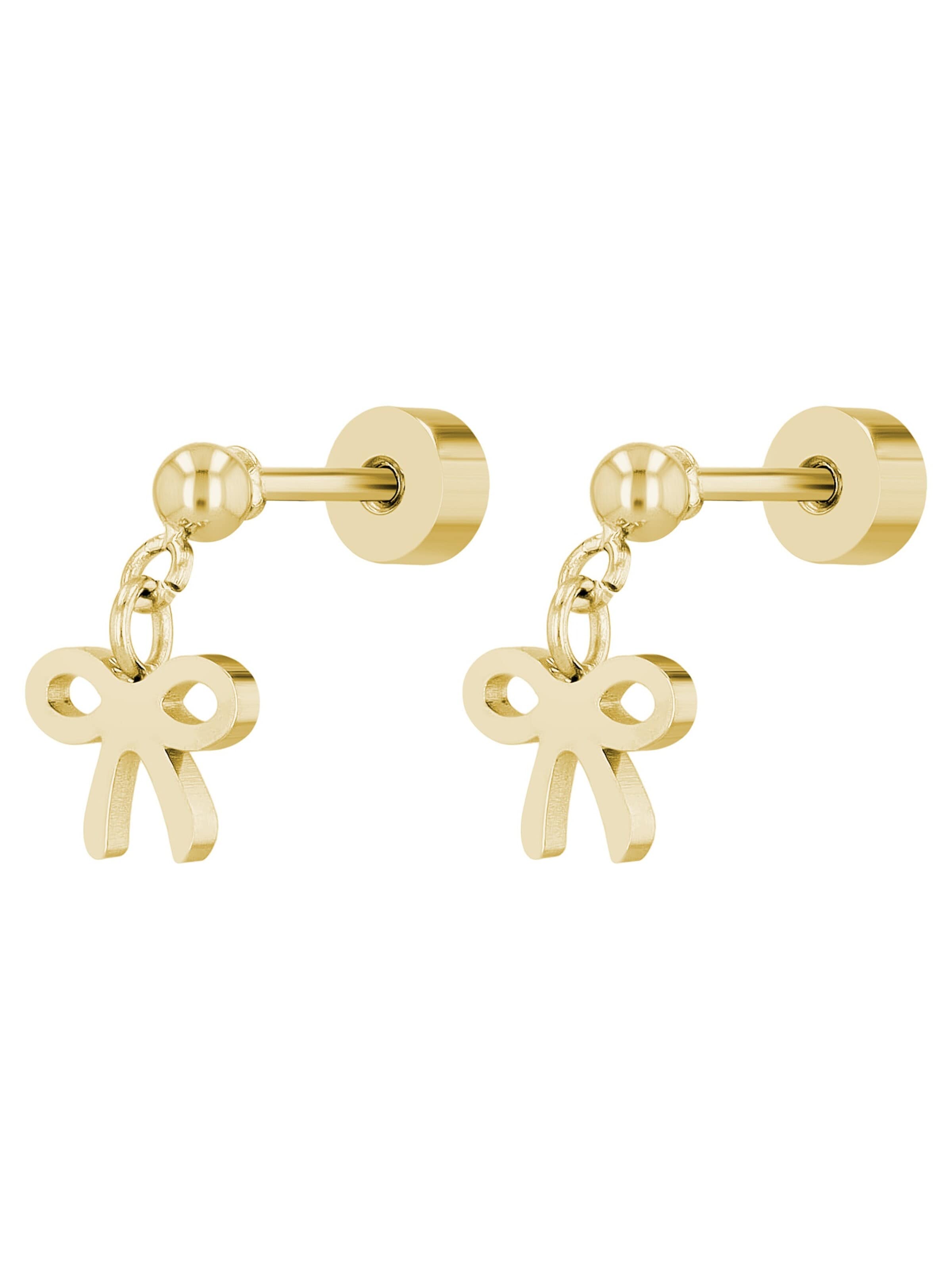 Akzent Earrings 'Keai, hautverträglich' in Gold