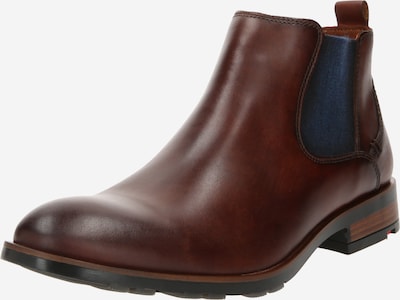 LLOYD Chelsea boots 'Jonah' in de kleur Navy / Bruin, Productweergave