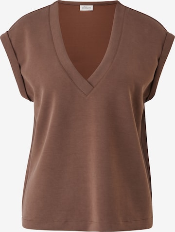 s.Oliver BLACK LABEL Top in Brown: front