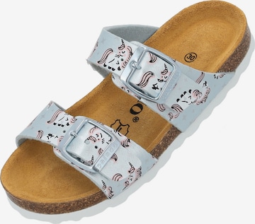 Palado Sandale 'Palado Kids Samos G Print' in Blau: Vorderseite