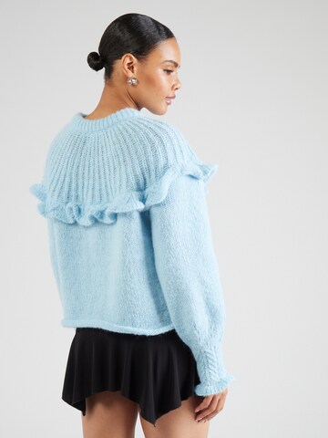PIECES Trui 'PCRIKKA' in Blauw
