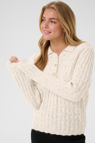Cream Sweater in Beige