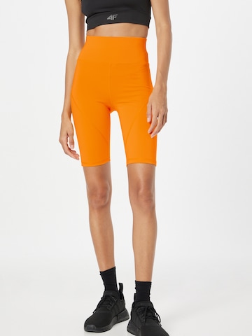 ONLY PLAY Skinny Workout Pants in Orange: front