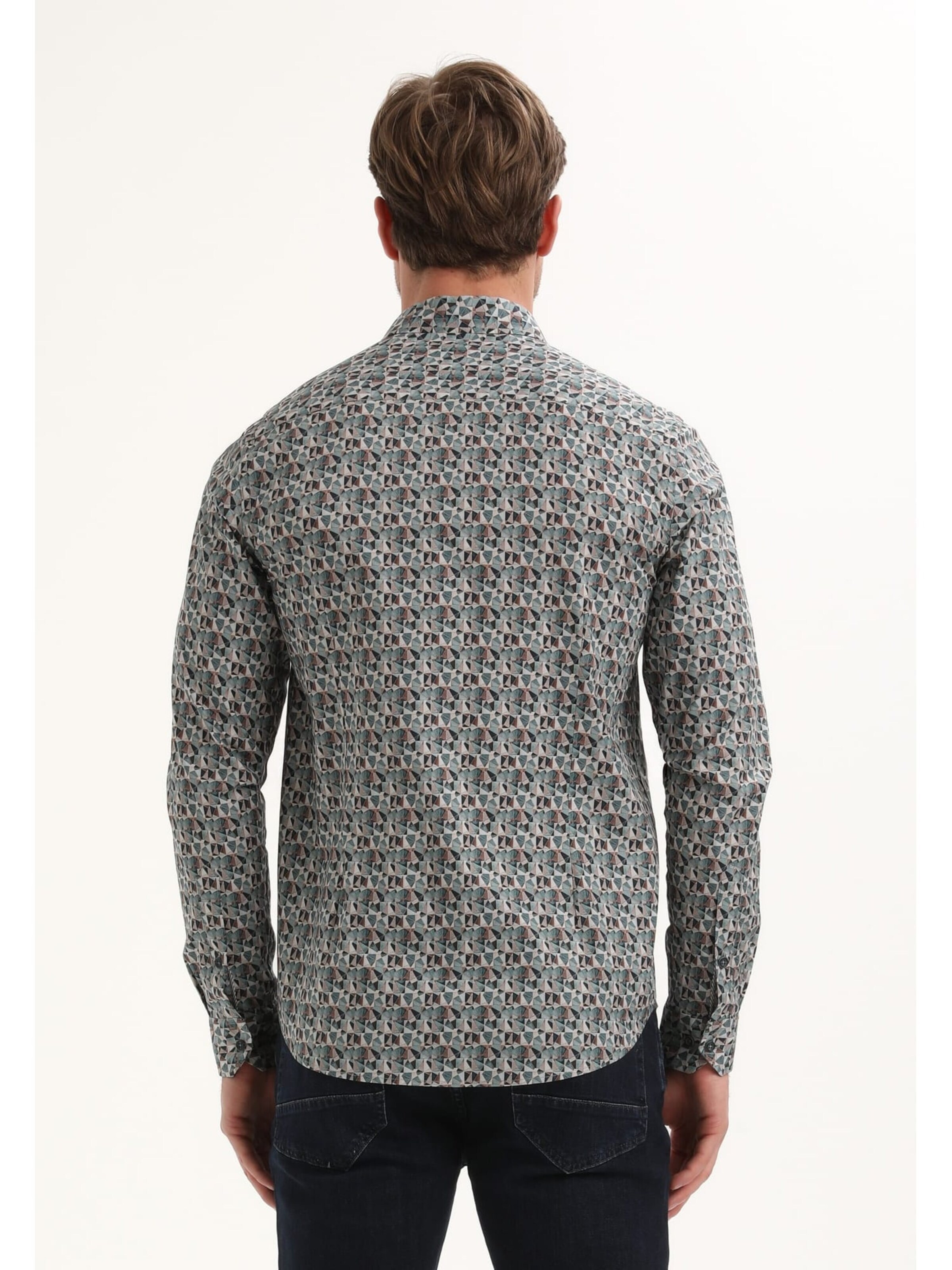 Gabbiano Comfort fit Overhemd in Groen