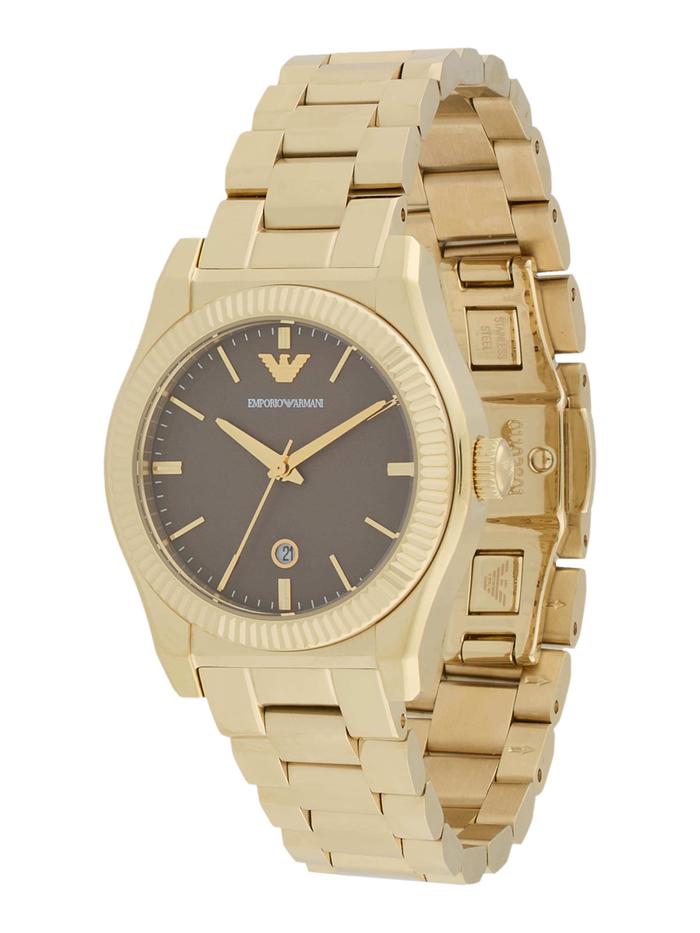 Emporio ArmaniAnalogni sat - zlatna boja: prednji dio