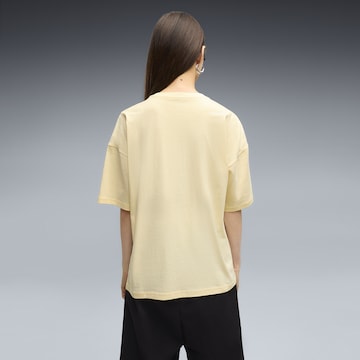 PUMA T-Shirt 'Wardrobe Essentials' in Gelb