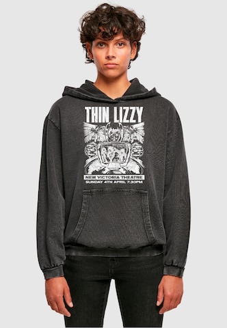 Merchcode Sweatshirt ' Thin Lizzy - New Victoria Theatre ' in Schwarz: predná strana