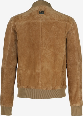 FREAKY NATION Regular fit Between-Season Jacket 'Ted' in Brown