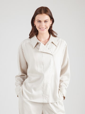 IVY OAK - Blusa 'EMIRA' em bege: frente