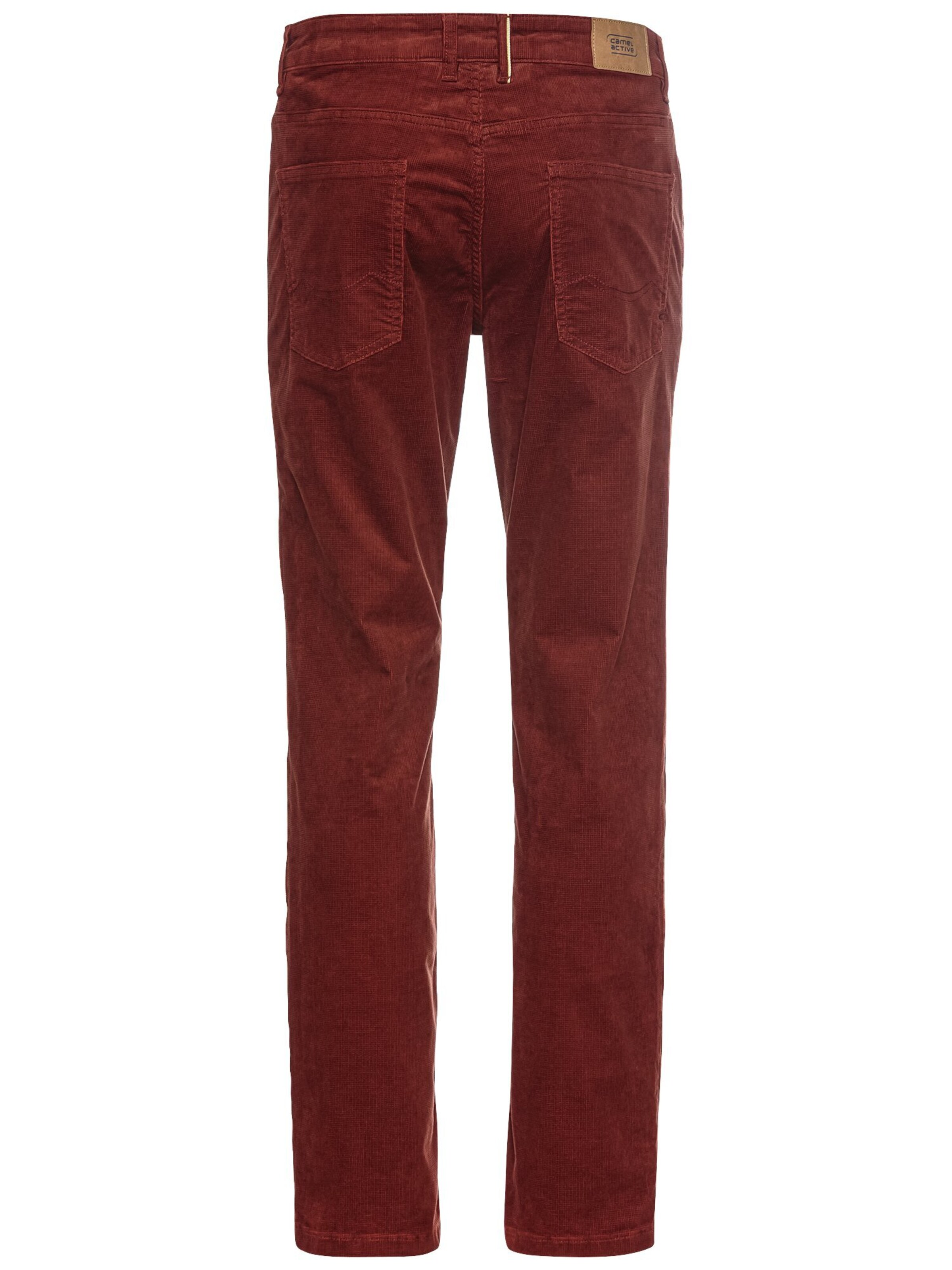 CAMEL ACTIVE Regular Regular Fit 5-Pocket Cordhose in Rot