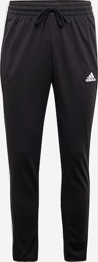 ADIDAS SPORTSWEAR Pantalon de sport 'Essentials' en noir / blanc, Vue avec produit