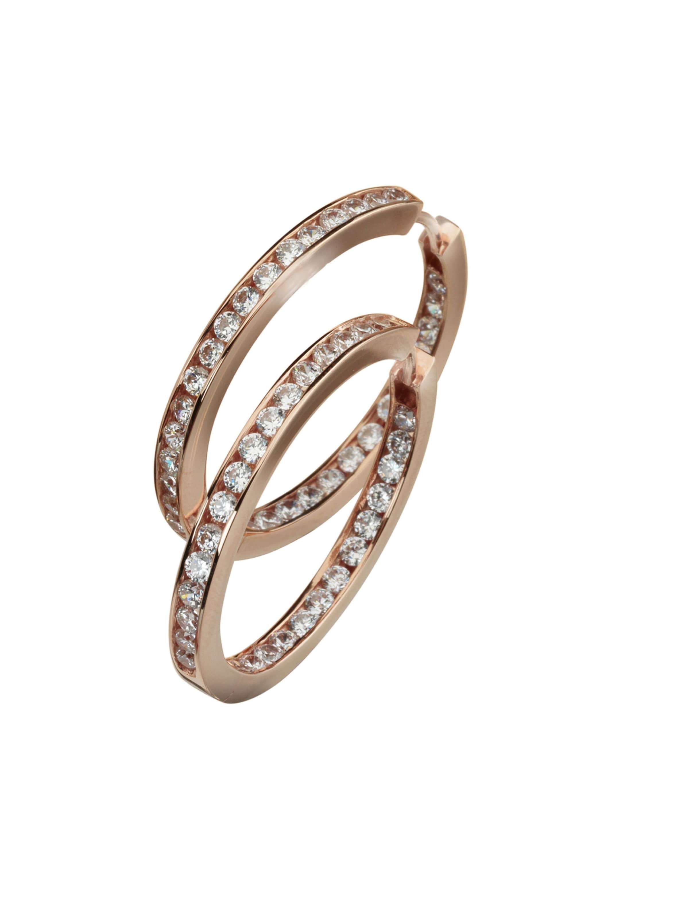 CELESTA Ohrring in Gold: Vorderseite