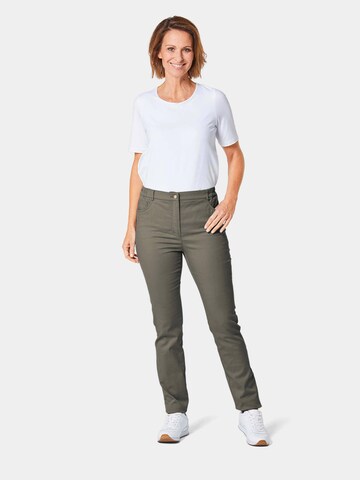 Goldner Regular Jeans 'Anna' in Grün