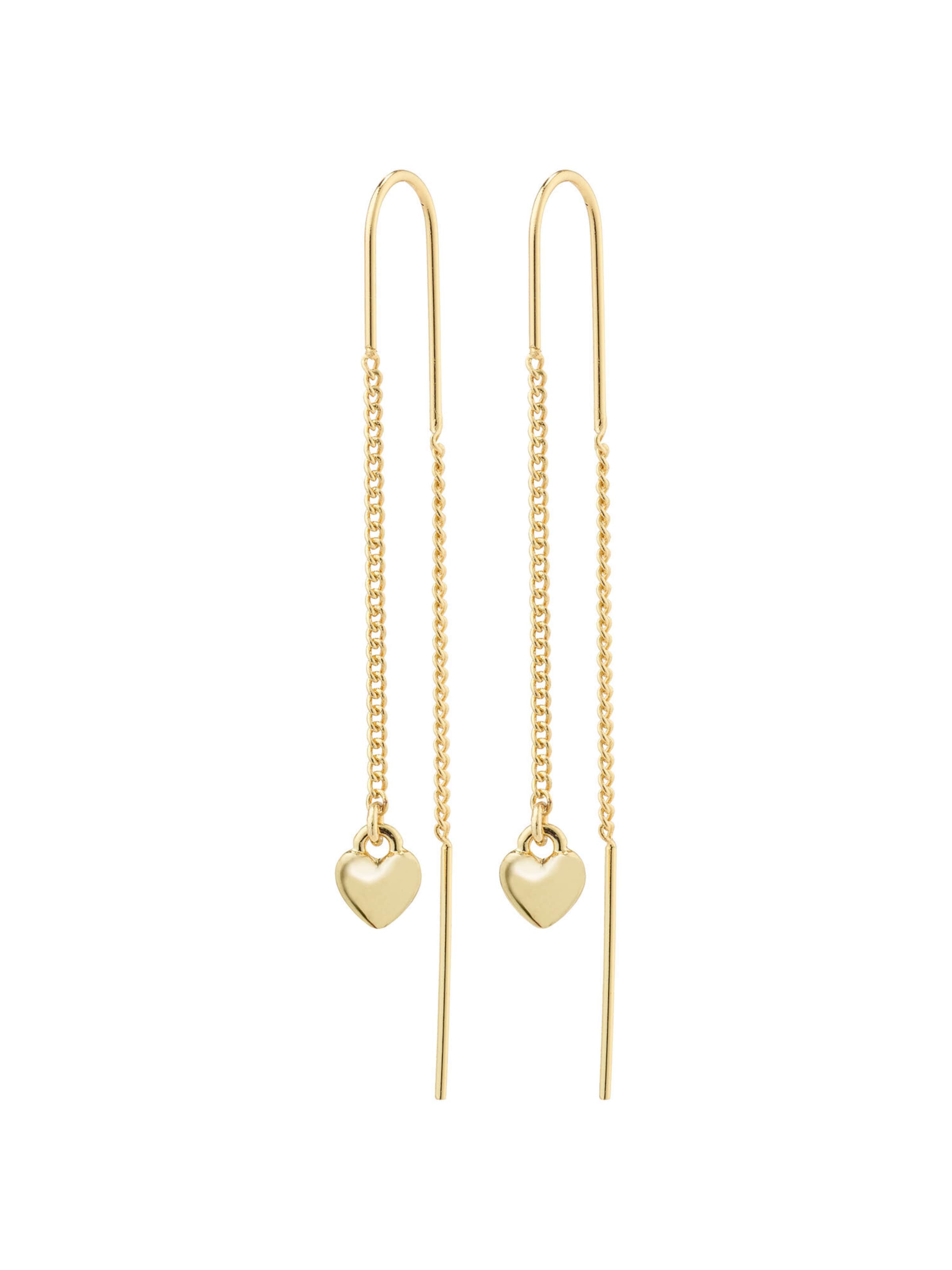 Pilgrim - Brincos 'Afroditte' em ouro: frente