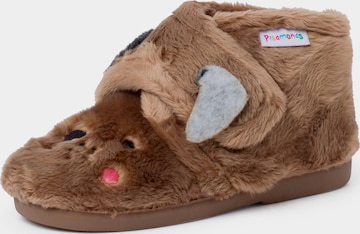 Pisamonas Slipper in Brown: front