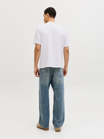 JACK & JONES Paita 'JJHONOLULU' värissä valkoinen