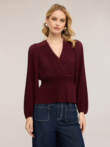 MOTIVI Blouse in Rood: voorkant
