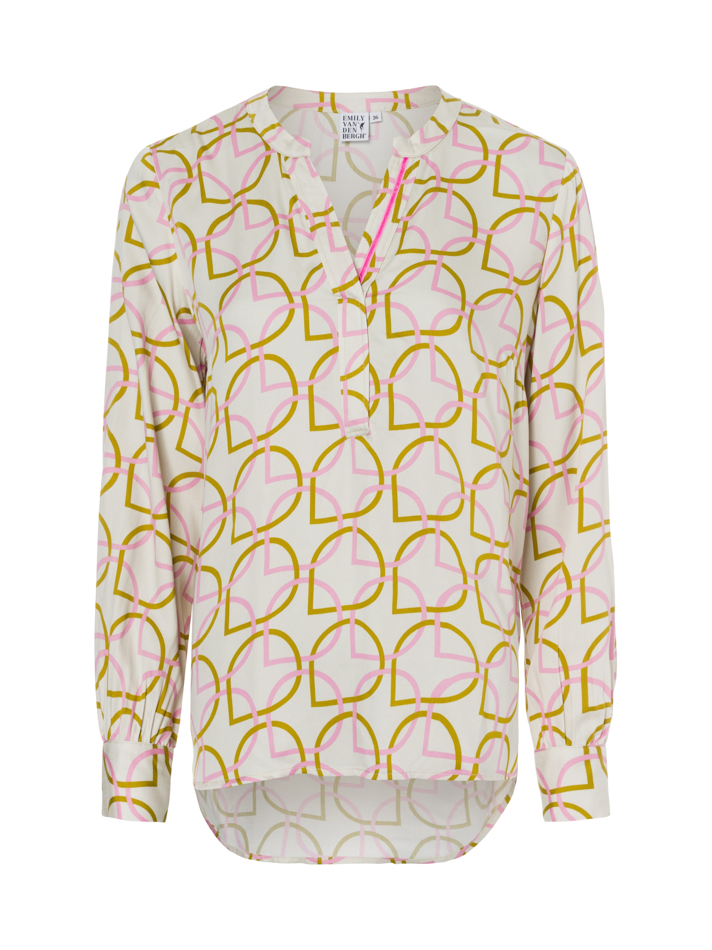 Emily Van Den Bergh Blouse in Beige: front