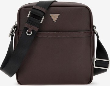 GUESS Crossbody Bag in Brown: front