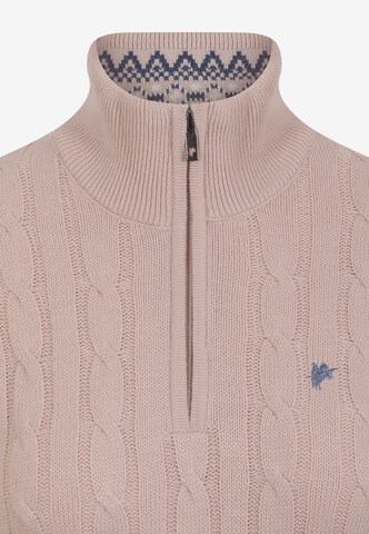 DENIM CULTURE Sweater ' KATARINA ' in Beige
