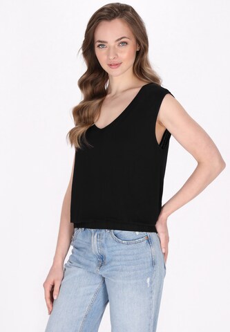 DreiMaster Maritim Топ 'Everyday Fashion' в Черный: спереди
