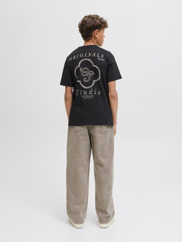 Jack & Jones Junior - Camiseta en negro: frente