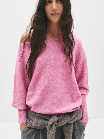 Pull&Bear Pulóver - rózsaszín: elől