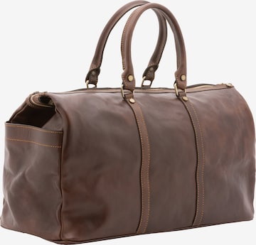 Borsa da viaggio di Viola Castellani in marrone: frontale