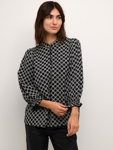 CULTURE Blouse 'Chaina' in Zwart: voorkant