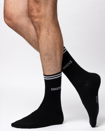 SNOCKS Athletic Socks in Black