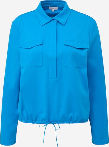 s.Oliver Blouse in Blauw: voorkant