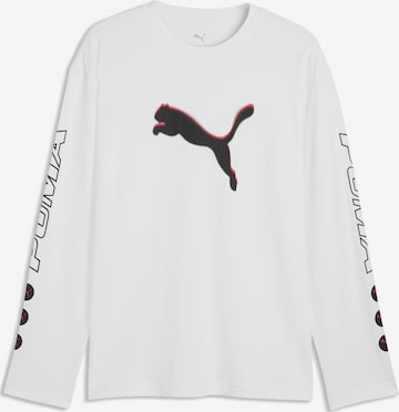 T-Shirt fonctionnel PUMA en blanc : devant