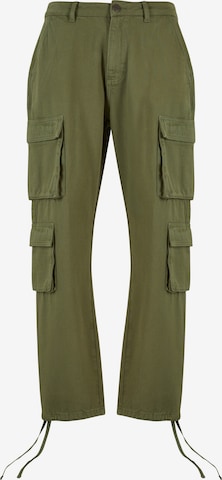 2Y Premium Regular Cargobroek 'Kiran' in Groen: voorkant
