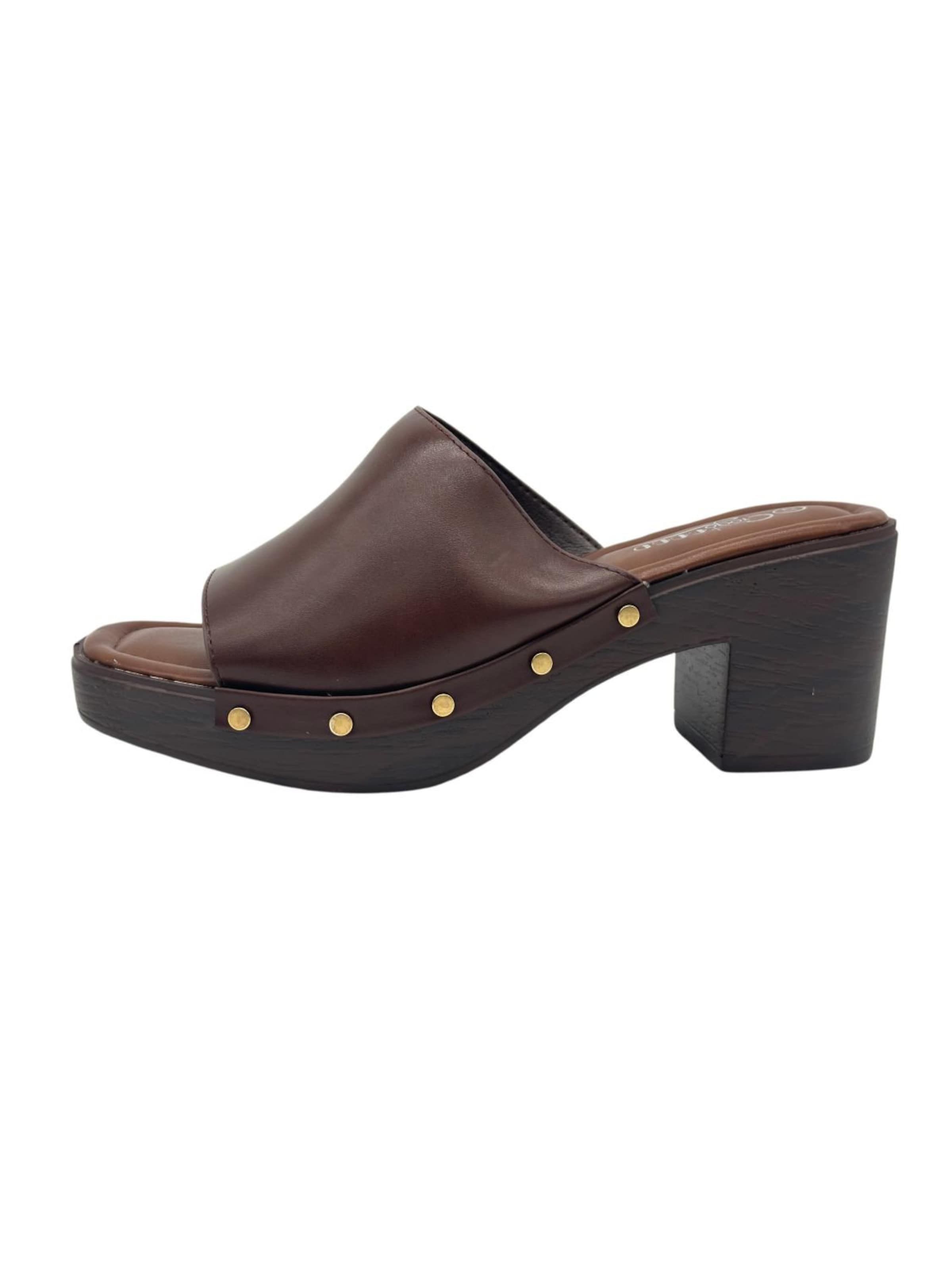 Nowaland Mules in Brown