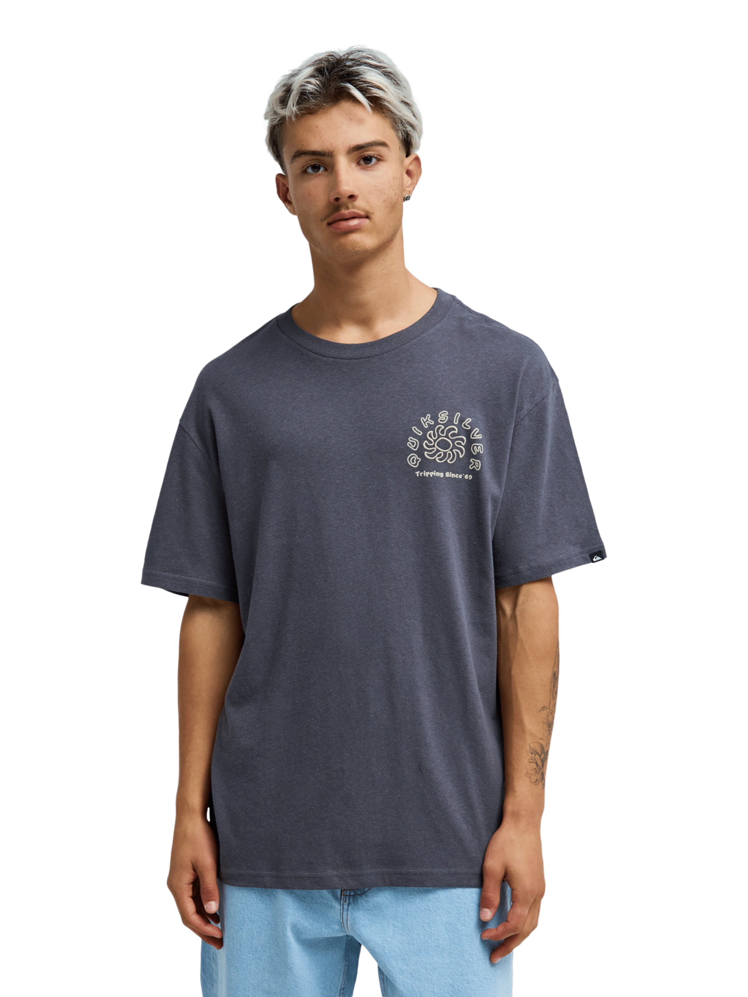 QUIKSILVER Performance Shirt in Grey: front