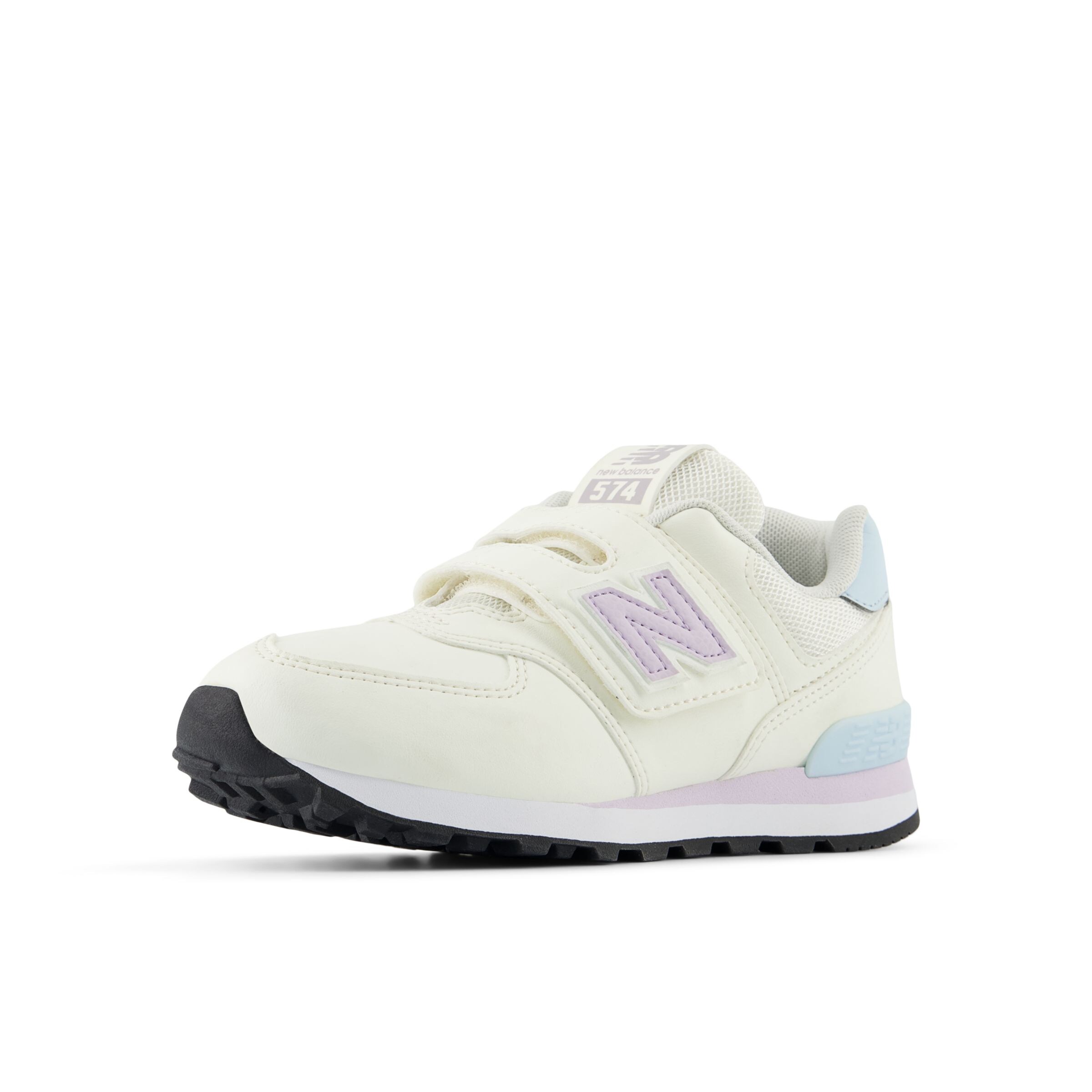 Sneaker '574 HOOK & LOOP' di new balance in bianco