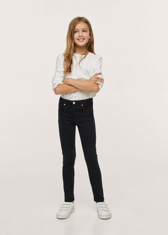 MANGO KIDS Skinny Jeans in Schwarz