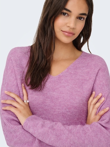 ONLY - Pullover 'ONLCAMILLA' em roxo
