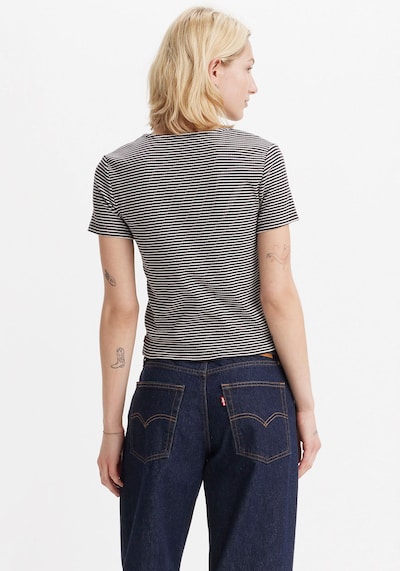 LEVI'S ® Strickjacke 'MUSE' in schwarz / weiß, Produktansicht