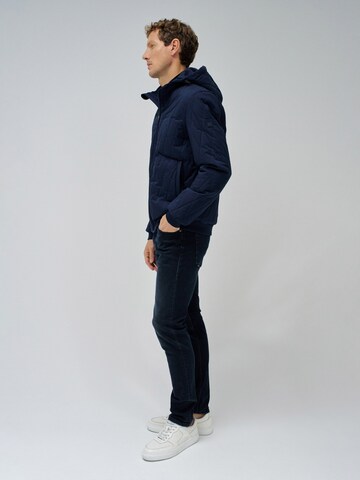 Salsa Jeans Tussenjas in Blauw