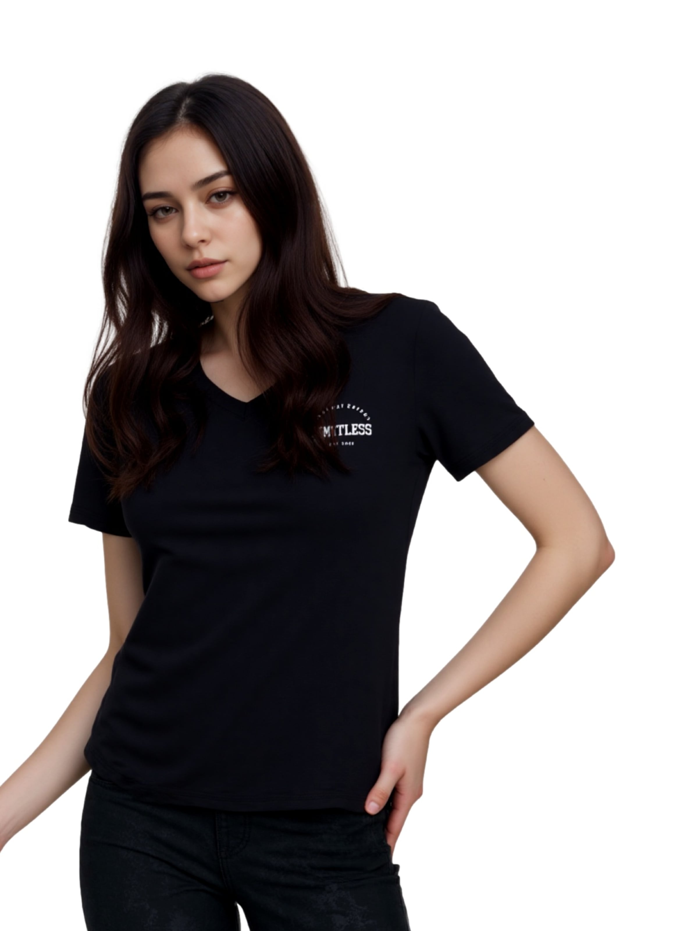 Maglietta 'Save Life' di ONLY PLAY in nero: frontale