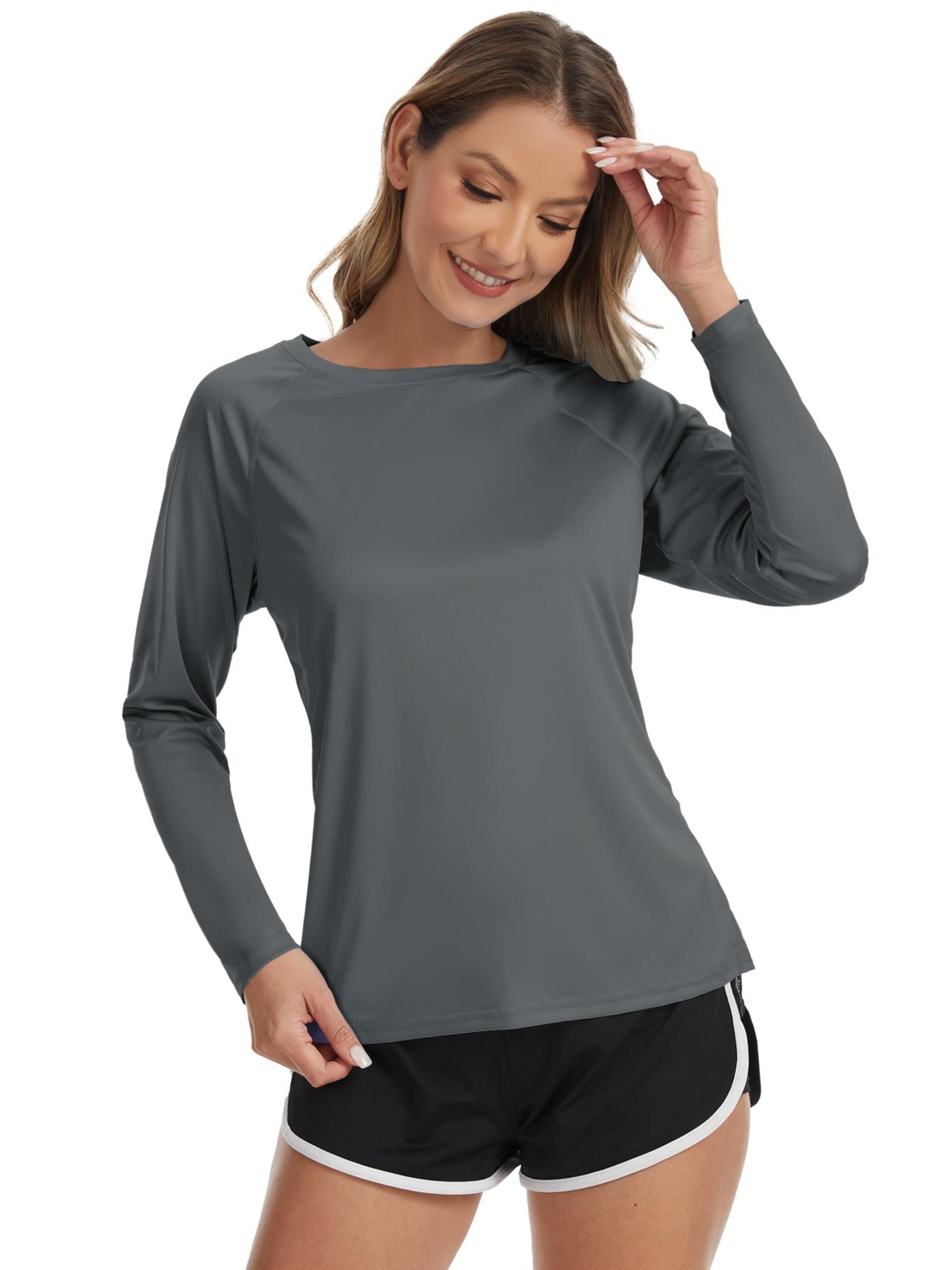 Haut de sport 'UV Protection Shirt' MEETWEE en gris : devant