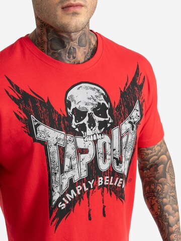 Tapout - Camisa 'Creston' em vermelho