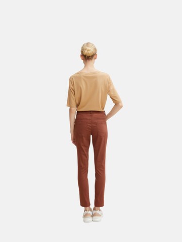 Slimfit Pantaloni di TOM TAILOR in marrone
