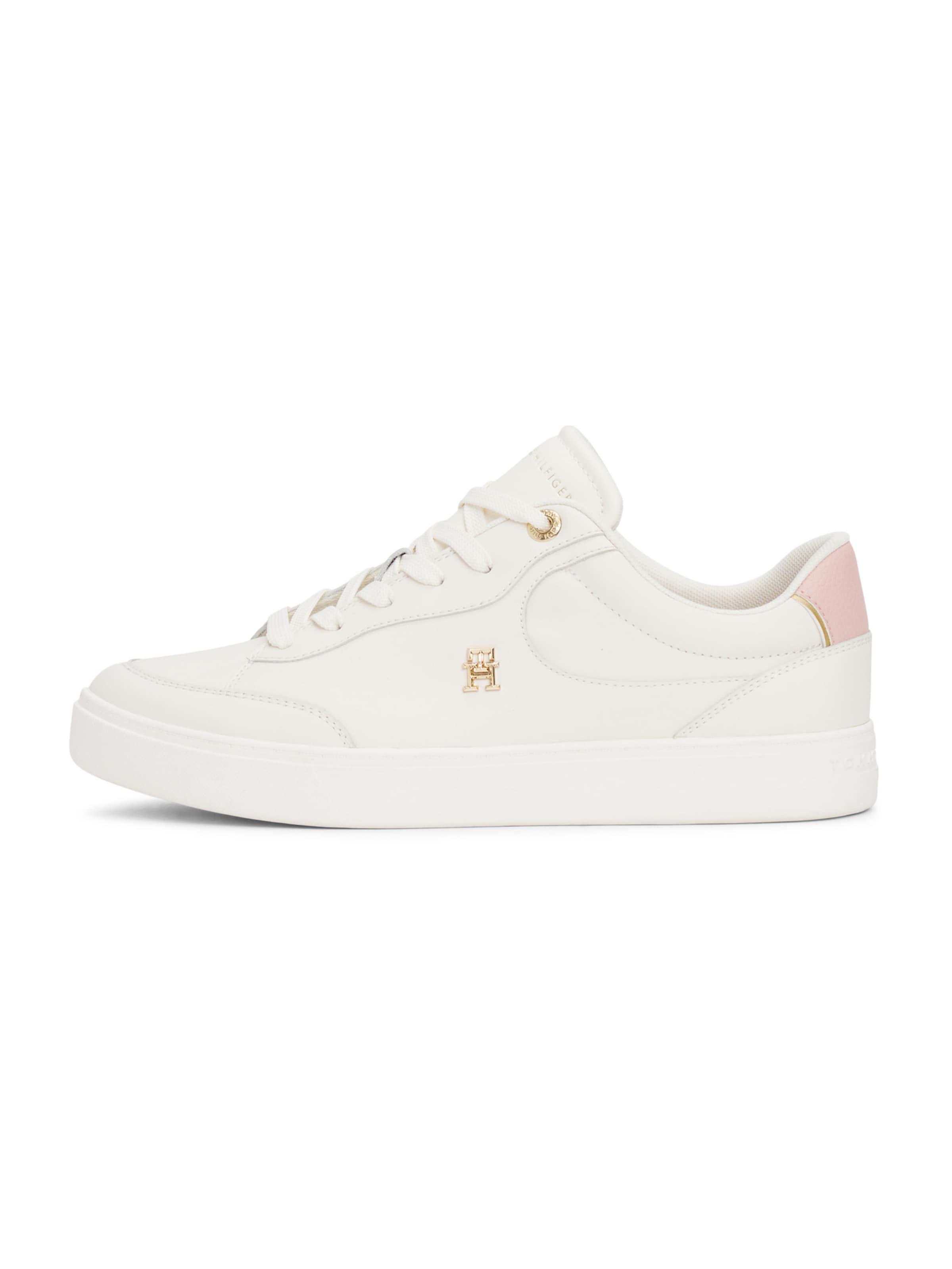 Sneaker bassa 'Essential Chic Court' di TOMMY HILFIGER in bianco: frontale