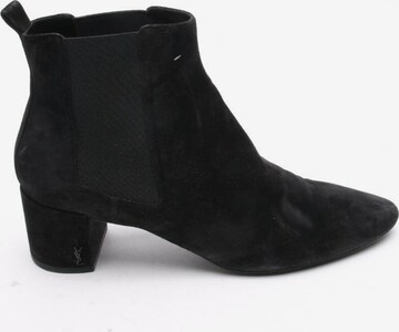 Saint Laurent Dress Boots in 39 in Black: front