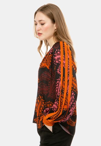 IVI collection Druckbluse 'Wild Herbs' in Orange