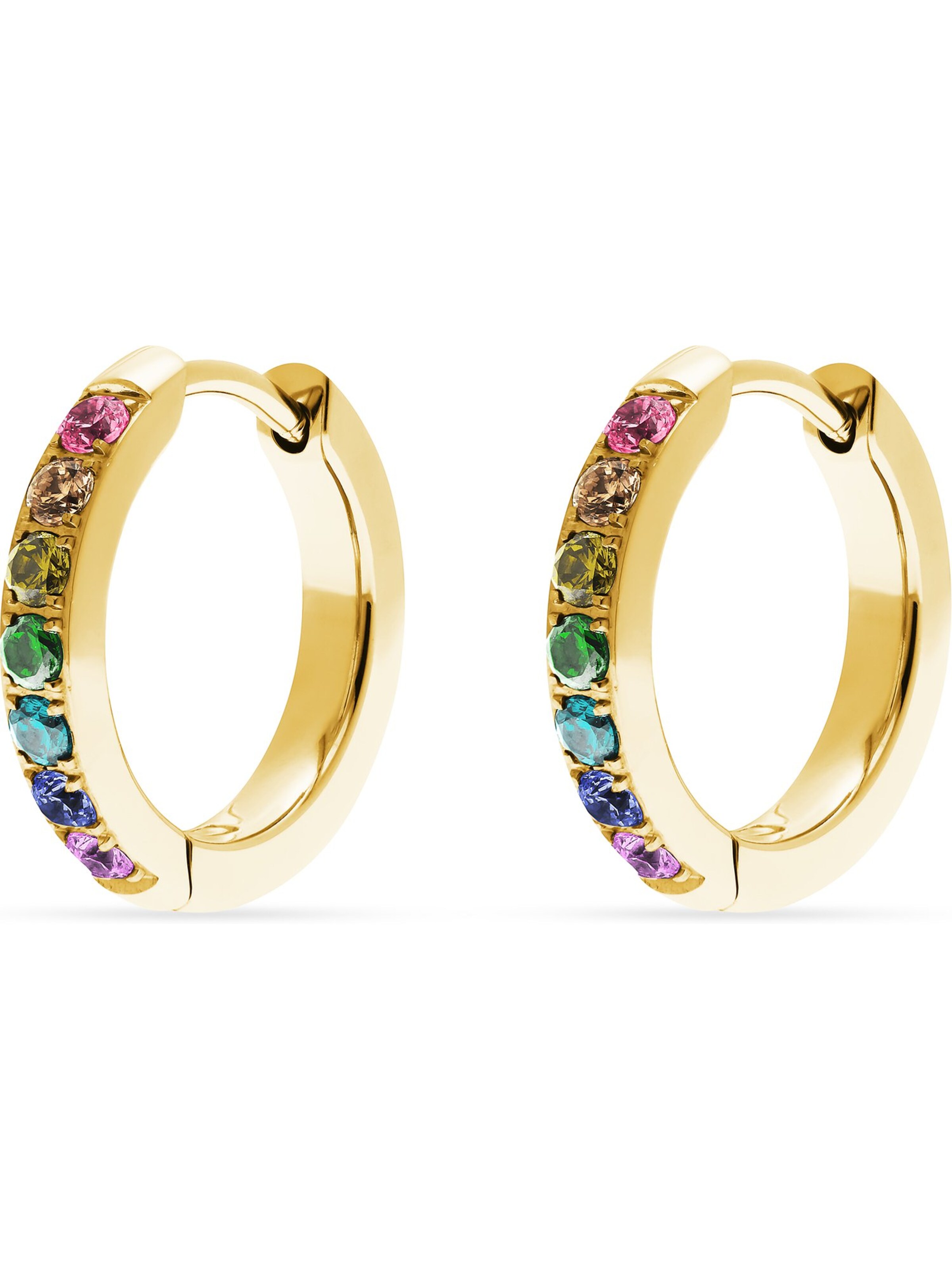 FAVS Earrings in Yellow: front