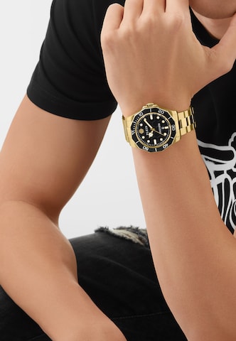 Philipp Plein Watches Analog watch 'Aquastorm' in Gold: front